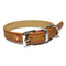 Rosewood Lux Leather Tan Dog Collar 45 - 55cm