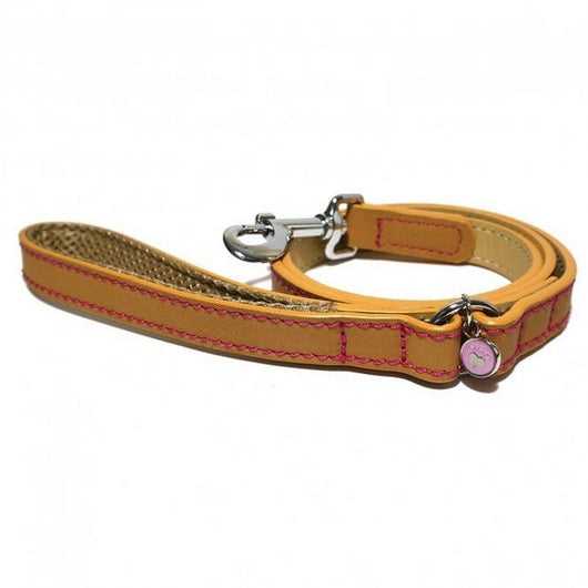 Rosewood Lux Leather Tan Dog Lead 102 x 2cm Rosewood
