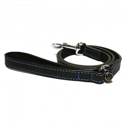 Rosewood Lux Leather Black Dog Lead 102 x 2cm Rosewood
