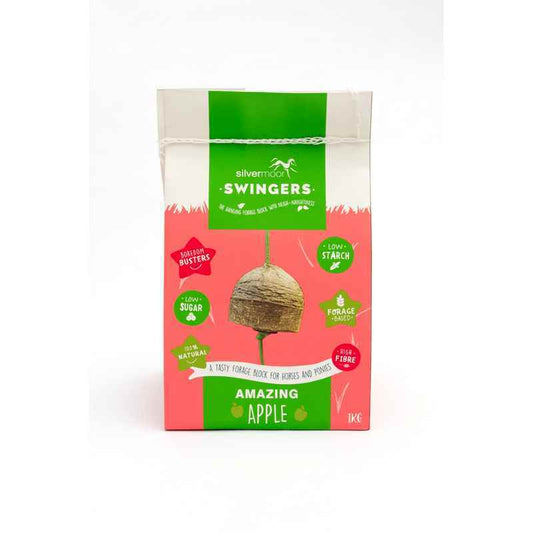 Silvermoor Swingers Amazing Apple Grass Treat Ball Silvermoor