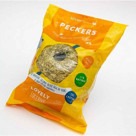 Silvermoor Peckers Lovely Lucerne Grass Ball Treat Silvermoor