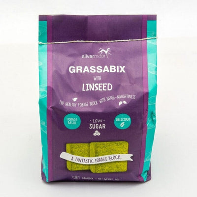 Silvermoor Grassabix with Linseed 1kg x 2 Silvermoor