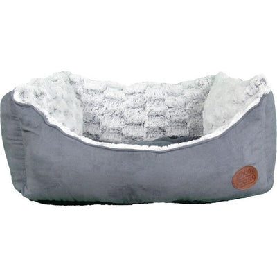 Snug & Cosy Novara Rectangular Charcoal Dog Bed 106cm Snug & Cosy