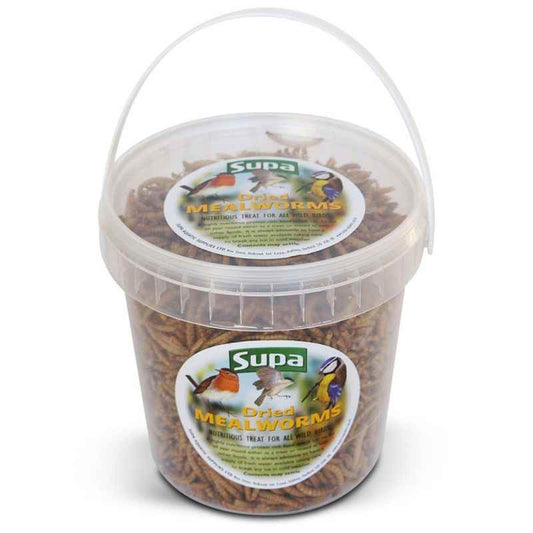 Supa Dried Mealworms 500ml x 4 Mealworms