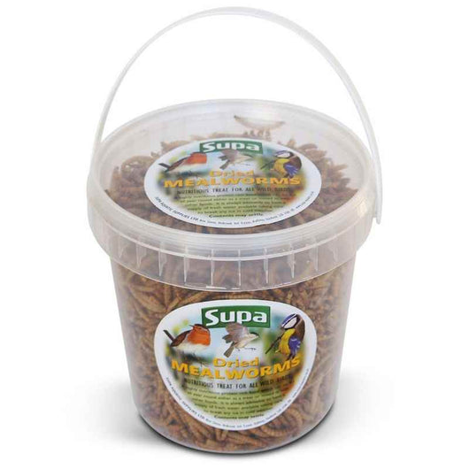 Supa Dried Mealworms 500ml x 4 Mealworms