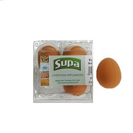 Supa Rubber Hen Nest Eggs x 4 Supa Aquatics