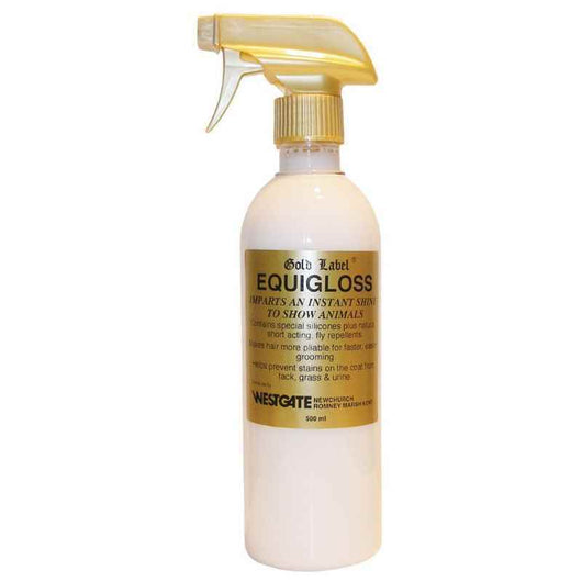Gold Label Equigloss Spray 500ml Gold Label