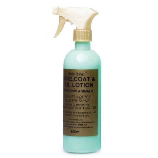 Gold Label Mane, Tail & Coat Spray 500ml Gold Label
