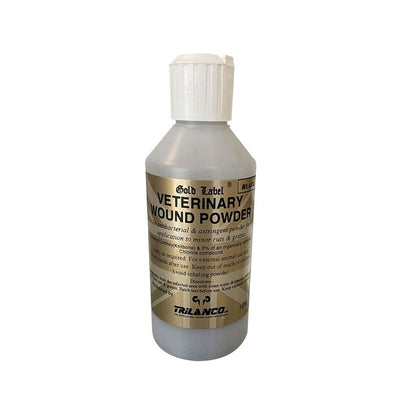 Gold Label Veterinary Wound Powder Black 125g Gold Label