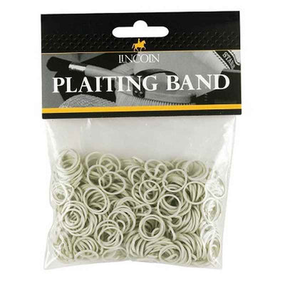 Lincoln Plaiting Bands 500s White Lincoln