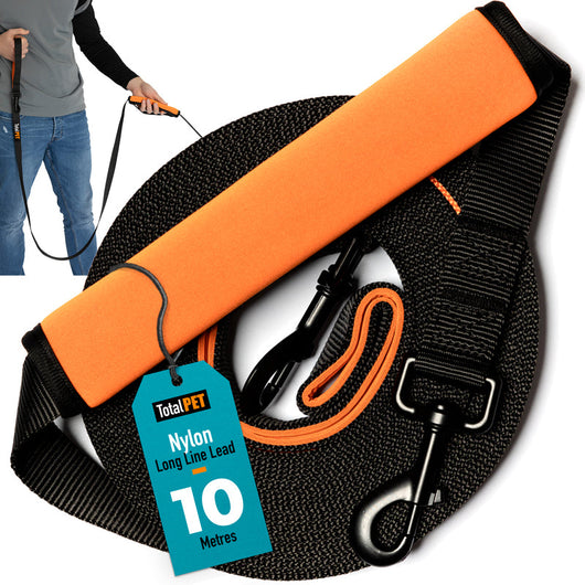 Total Pet Nylon Training Dog Lead 10m Total Pet