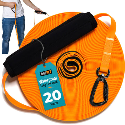 Total Pet Carabiner Waterproof Training Dog Lead 20m Total Pet