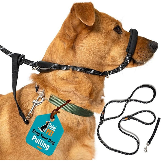 Total Pet Figure 8 Rope Medium/Large Dog Lead Black Total Pet