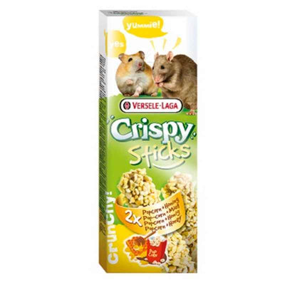 Versele Laga Crispy Stick Hamster & Rat Popcorn & Honey 100g x 8 Versele Laga Crispy