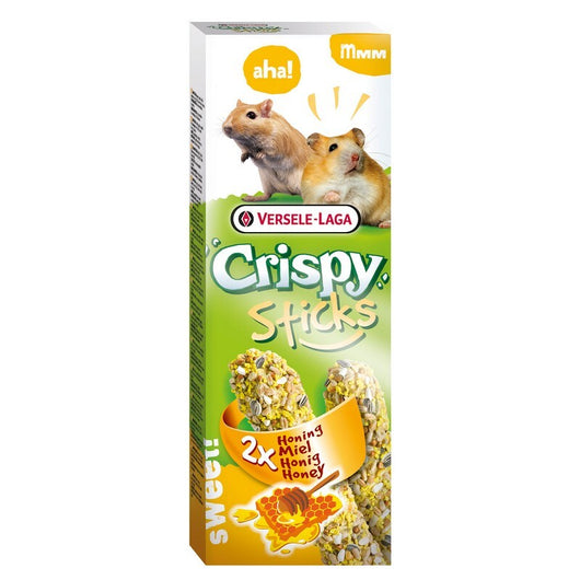 Versele Laga Crispy Sticks Hamster & Gerbil Honey 110g x 8 Versele Laga Crispy