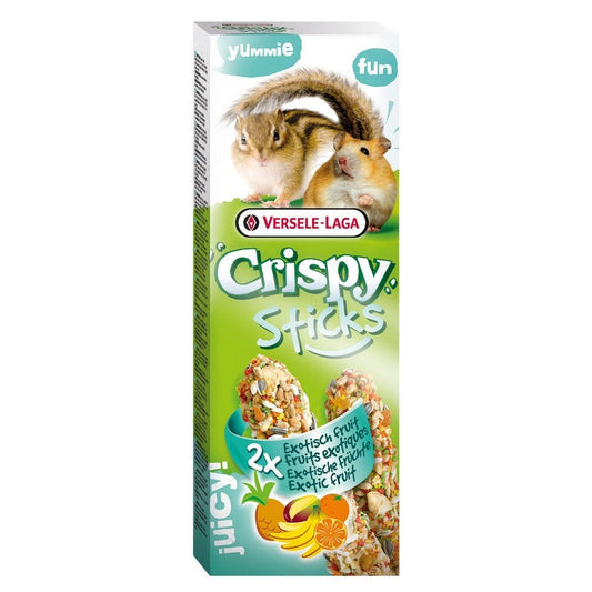 Versele Laga Crispy Sticks Hamster & Squirrels Exotic Fruit 110g x 8 Versele Laga Crispy
