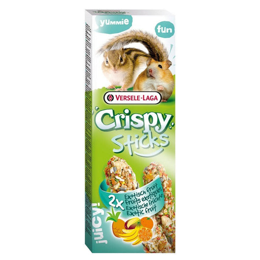 Versele Laga Crispy Sticks Hamster & Squirrels Exotic Fruit 110g x 8 Versele Laga Crispy