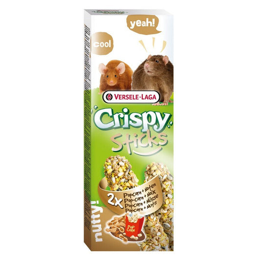 Versele Laga Crispy Sticks Rat & Mice Popcorn & Nuts 110g x 8 Versele Laga Crispy