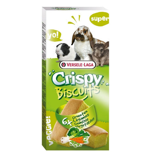 Versele Laga Crispy Biscuits Vegetable Snacks 70g 6 x 6 Versele Laga Crispy