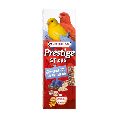 Versele Laga Prestige Sticks Canaries with Superseeds & Flowers 60g x 10 Versele Laga Prestige
