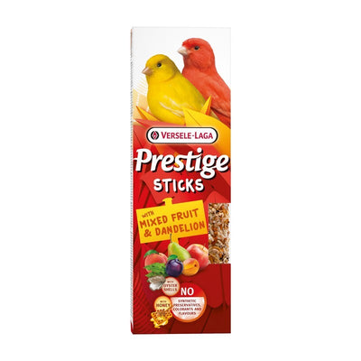 Versele Laga Prestige Sticks Canaries with Mixed Fruit & Dandelion 60g x 10 Versele Laga Prestige