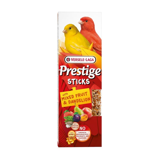Versele Laga Prestige Sticks Canaries with Mixed Fruit & Dandelion 60g x 10 Versele Laga Prestige