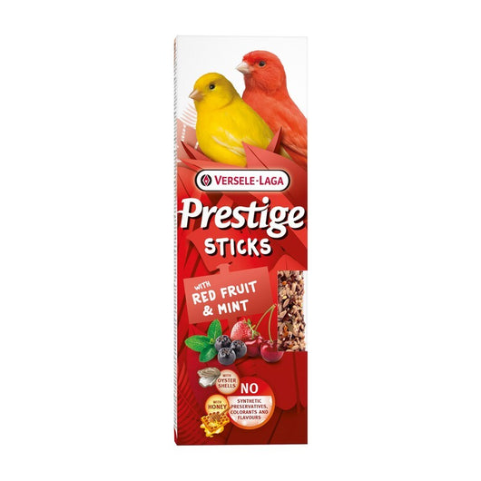 Versele Laga Prestige Sticks Canaries with Red Fruit & Mint 60g x 10 Versele Laga Prestige