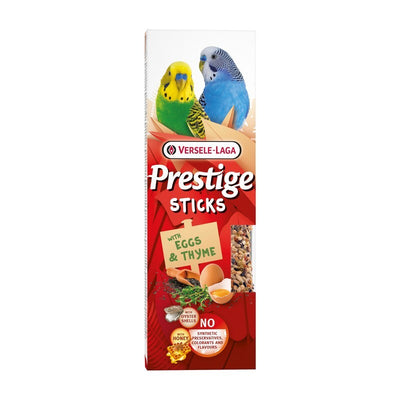 Versele Laga Prestige Sticks Small Parakeets with Eggs & Thyme 60g x 10 Versele Laga Prestige