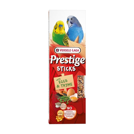 Versele Laga Prestige Sticks Small Parakeets with Eggs & Thyme 60g x 10 Versele Laga Prestige