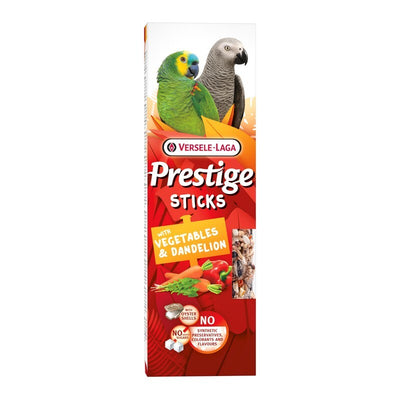 Versele Laga Prestige Sticks Parrots with Vegetables & Dandelion 140g x 8 Versele Laga Prestige