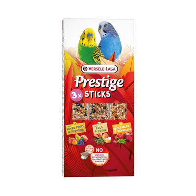 Versele Laga Prestige Sticks Small Parakeets Triple Variety Pack 90g x 10 Versele Laga Prestige