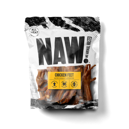 NAW Chicken Feet Dog Chews 200g