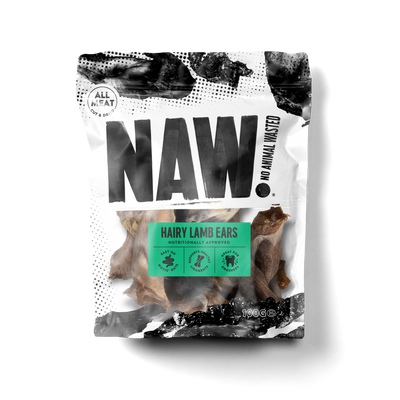 NAW Hairy Lamb Ears Dog Chews 100g