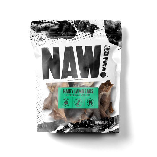 NAW Hairy Lamb Ears Dog Chews 100g