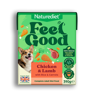 Naturediet Feel Good Chicken & Lamb, 12 x 390g