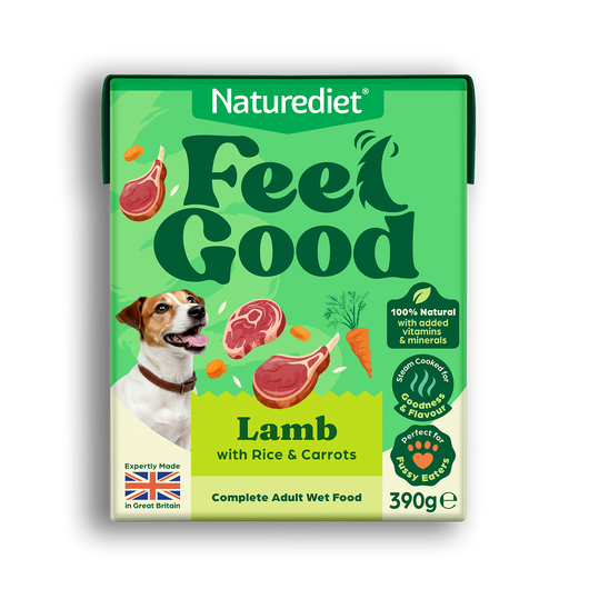 Naturediet Feel Good Lamb, 12 x 390g