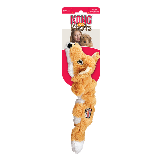 KONG Scrunch Knots Fox Small/Medium (25.4cm) - UK9 Petcare