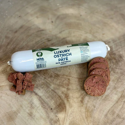 Nova Dog Chews Luxury Ostrich Pate 400g