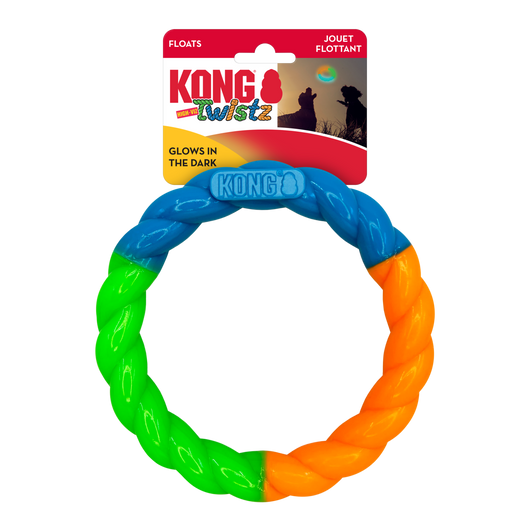 KONG Twistz High-Viz Ring Sm - UK9 Petcare