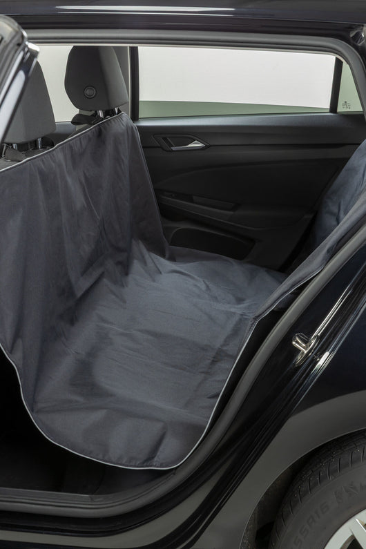 Trixie Water-Repellent Car Blanket for the Back Seat with Reflective Cord, 1.45 x 1.6m, Black