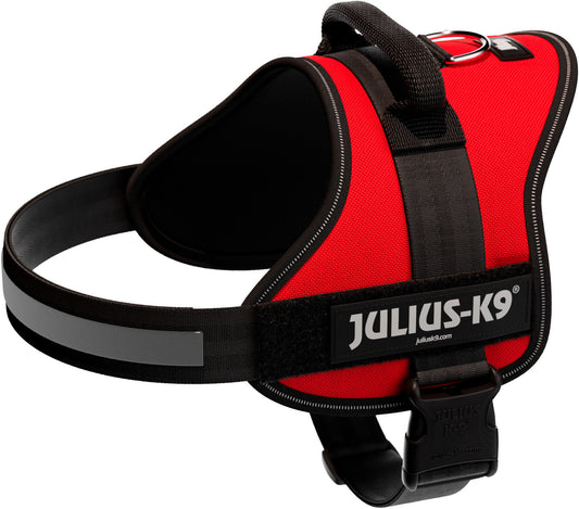 Julius-K9 Powerharness Size 0 (M) 58-76cm/40mm, Red