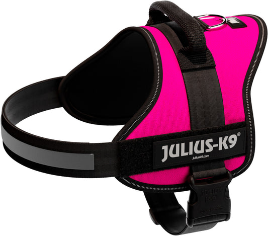 Julius-K9 Powerharness Size 0 (M) 58-76cm/40mm, Fuchsia