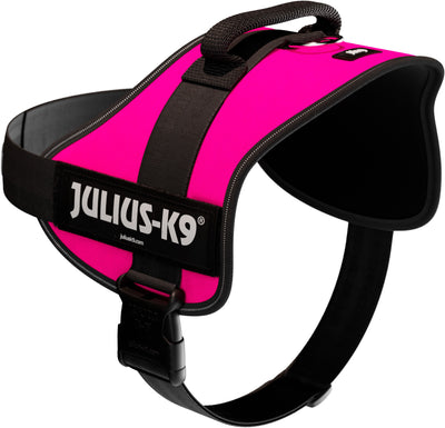Julius-K9 Powerharness Size 3 (XXL) 82-115cm/50mm, Fuchsia