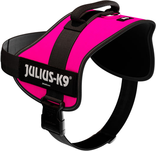 Julius-K9 Powerharness Size 3 (XXL) 82-115cm/50mm, Fuchsia