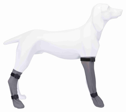 Trixie Protective Sock for Dog Paws, L 10cm/40cm, Grey
