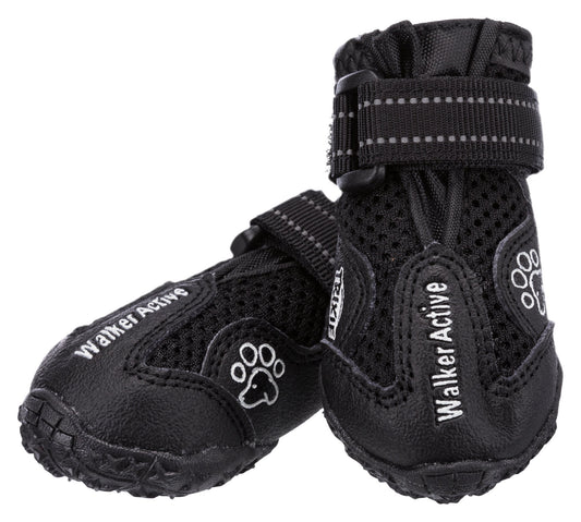 Trixie Walker Active Protective Dog Boots, S-M 2 pcs, Black