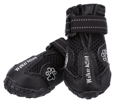 Trixie Walker Active Protective Dog Boots, S-M 2 pcs, Black