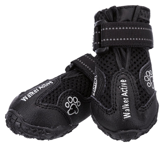 Trixie Walker Active Protective Dog Boots, S-M 2 pcs, Black