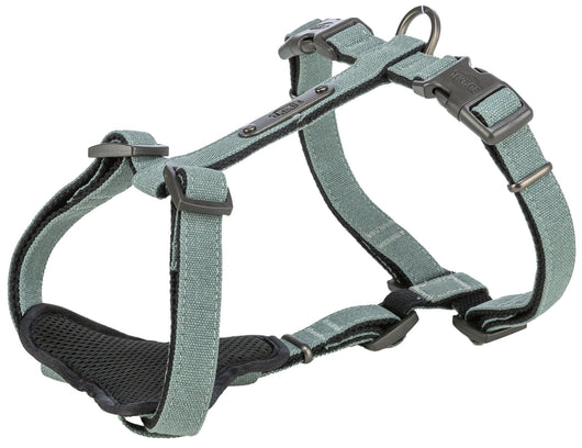 Trixie CityStyle Cotton H-Harness, S-M 42-60cm/15mm, Sage