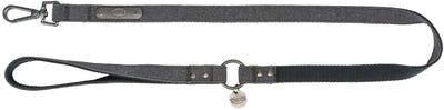 Trixie CityStyle Cotton Lead, M-L 1m/20mm, Black